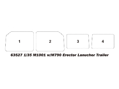 M1001 W/m790 Erector Lanucher Trailer - image 4