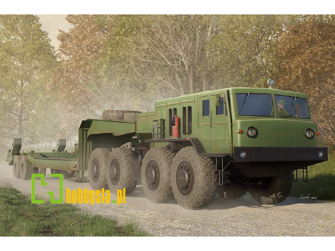 Maz-545 Transporter With Chmzap-5247g Semi-trailer - image 1