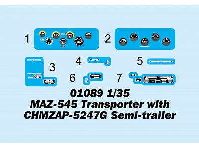 Maz-545 Transporter With Chmzap-5247g Semi-trailer - image 3