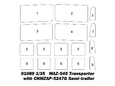 Maz-545 Transporter With Chmzap-5247g Semi-trailer - image 4