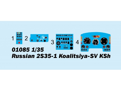 Russian 2s35-1 Koalitsiya-sv Ksh - image 3