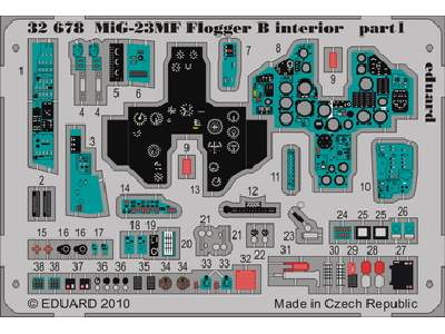 MiG-23MF Flogger B interior S. A. 1/32 - Trumpeter - image 1