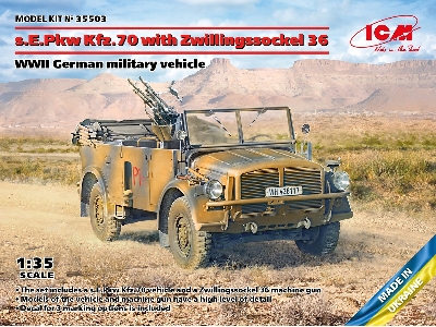 S.E.Pkw Kfz.70 With Zwillingssockel 36 - image 1