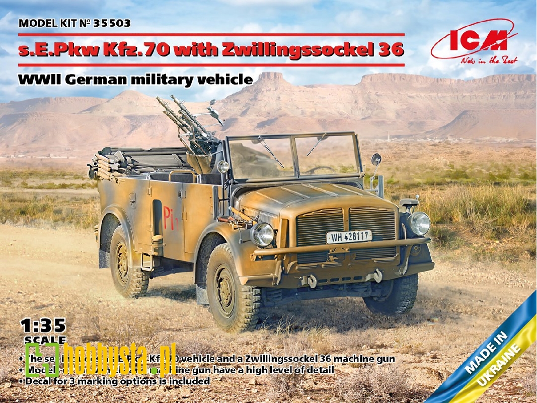 S.E.Pkw Kfz.70 With Zwillingssockel 36 - image 1