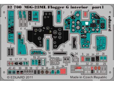 MiG-23ML Flogger G interior S. A. 1/32 - Trumpeter - image 1