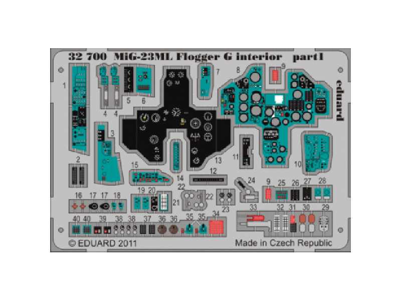 MiG-23ML Flogger G interior S. A. 1/32 - Trumpeter - image 1