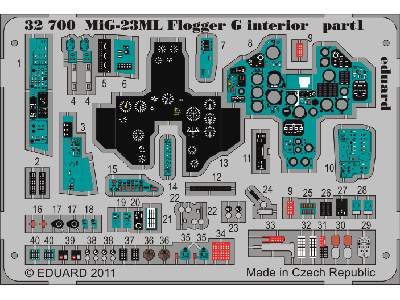 MiG-23ML Flogger G interior S. A. 1/32 - Trumpeter - image 2