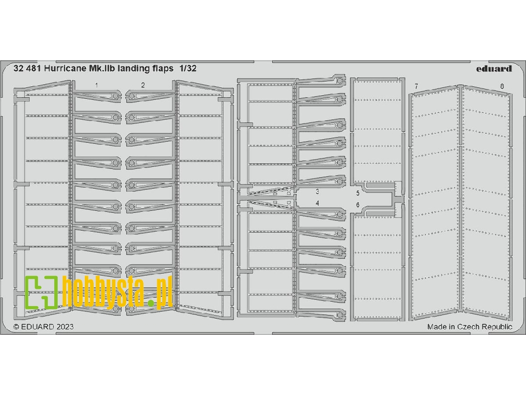 Hurricane Mk. IIb landing flaps 1/32 - REVELL - image 1