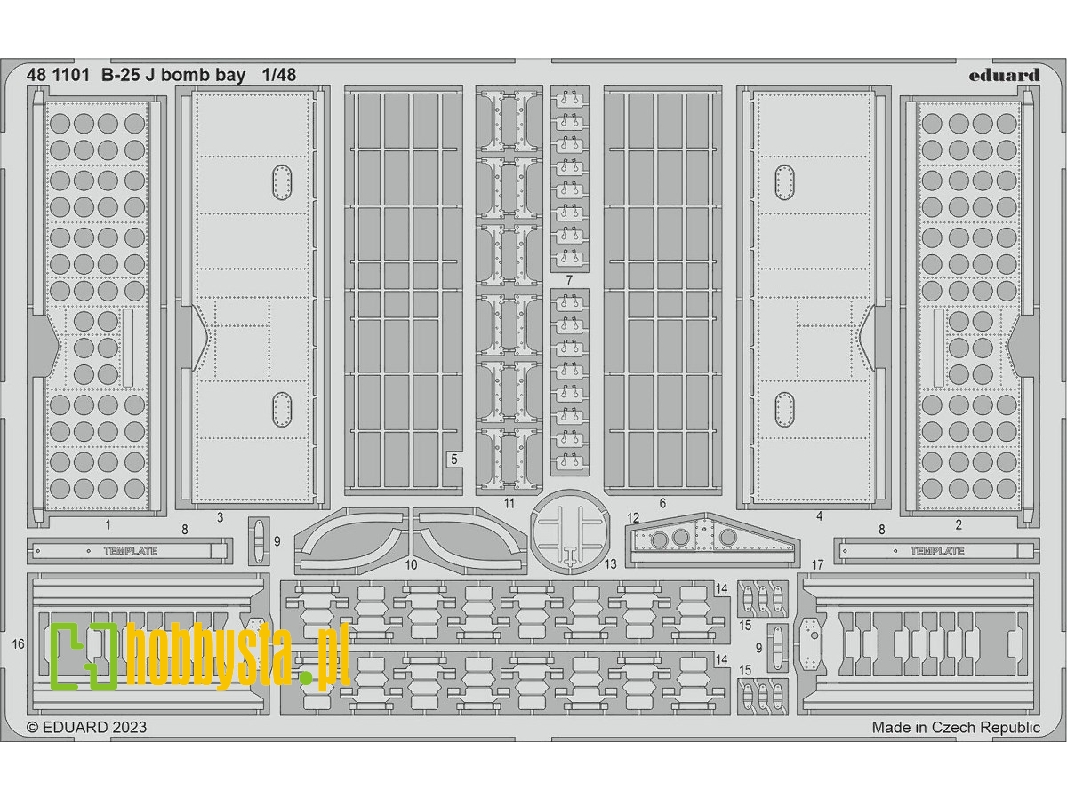 B-25J bomb bay 1/48 - HONG KONG MODELS - image 1