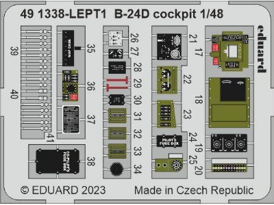 B-24D cockpit 1/48 - REVELL - image 2