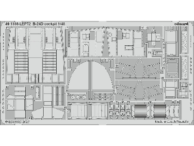 B-24D cockpit 1/48 - REVELL - image 3