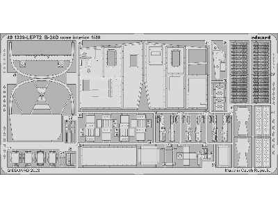 B-24D nose interior 1/48 - REVELL - image 2