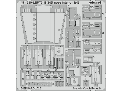 B-24D nose interior 1/48 - REVELL - image 3