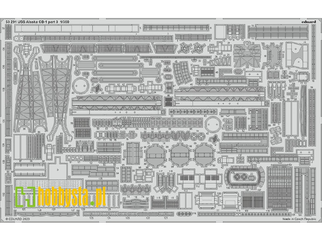 USS Alaska CB-1 part 3 1/350 - HOBBY BOSS - image 1