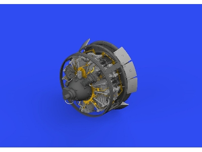 F4F-4 engine PRINT 1/48 - EDUARD - image 3