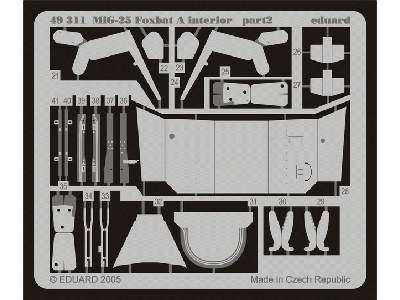 MiG-25 Foxbat A interior 1/48 - Revell - image 3