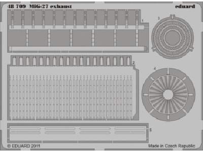MiG-27 exhaust 1/48 - Italeri - image 1