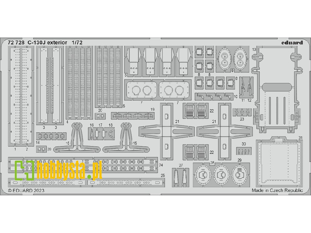 C-130J exterior 1/72 - ZVEZDA - image 1