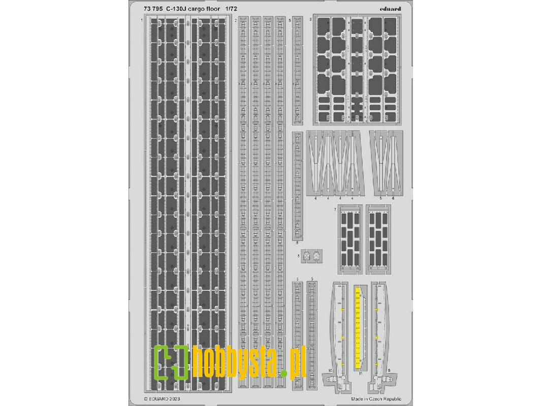 C-130J cargo floor 1/72 - ZVEZDA - image 1