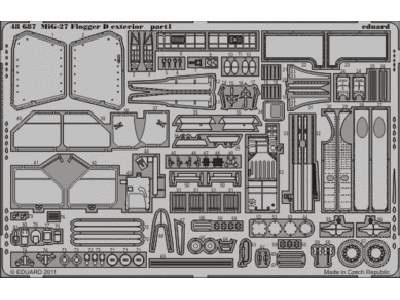 MiG-27 Flogger D exterior 1/48 - Italeri - image 1