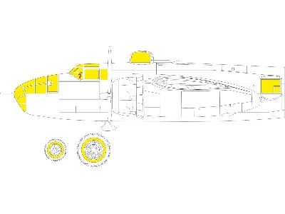 B-25J glazed nose TFace 1/48 - HONG KONG MODELS - image 1