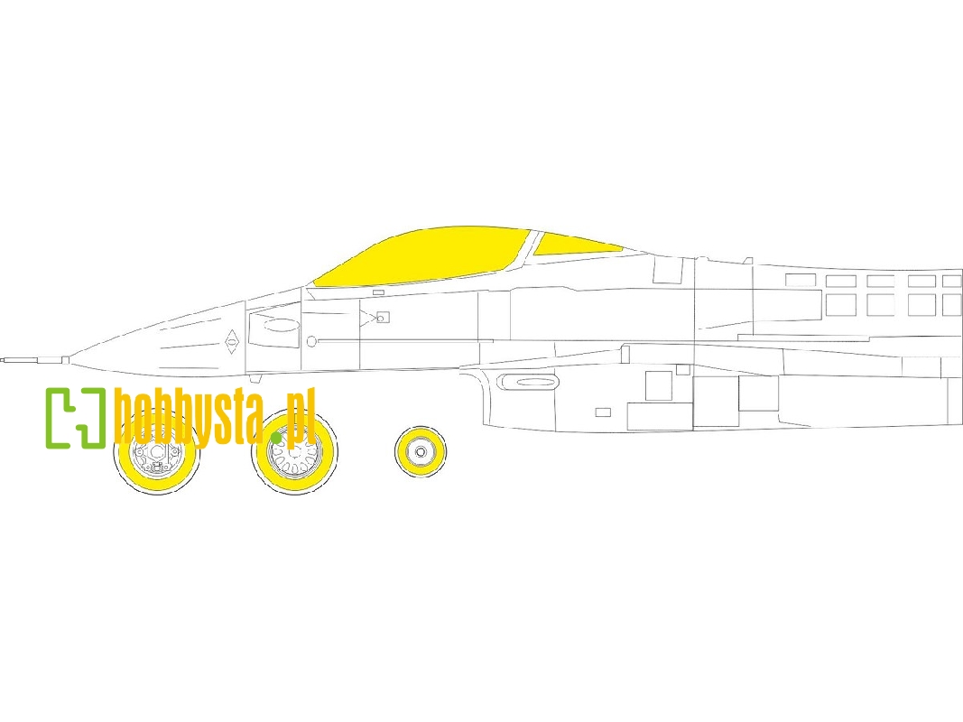 F-16A MLU TFace 1/48 - KINETIC MODEL - image 1