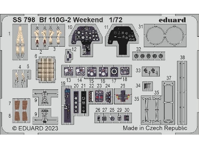 Bf 110G-2 Weekend 1/72 - EDUARD - image 1