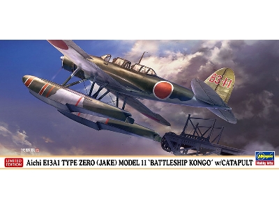 Aichi E13a1 Type Zero (Jake) Model 11 'battleship Kongo' W/Catapult - image 1