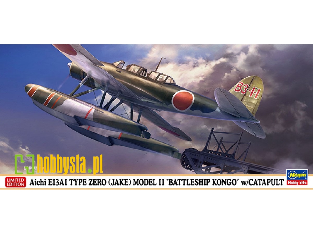 Aichi E13a1 Type Zero (Jake) Model 11 'battleship Kongo' W/Catapult - image 1