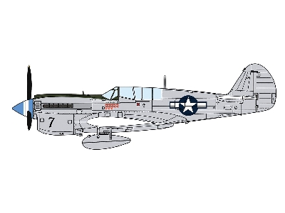 P-40n Warhawk 'natural Metal Aces' - image 2