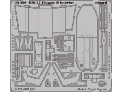MiG-27 Flogger D interior S. A. 1/48 - Italeri - image 1