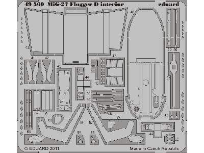 MiG-27 Flogger D interior S. A. 1/48 - Italeri - image 2