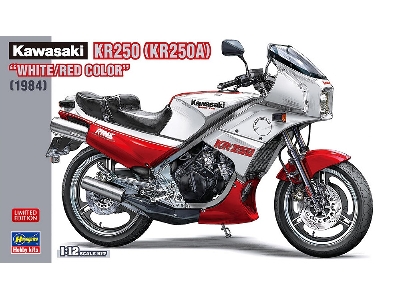 Kawasaki Kr250 White/Red Color (1984) - image 1