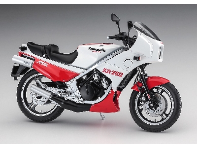 Kawasaki Kr250 White/Red Color (1984) - image 2