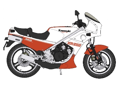 Kawasaki Kr250 White/Red Color (1984) - image 4