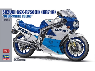 Suzuki Gsx-r750(H) (Gr71g) Blue/White Color (1987) - image 1