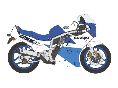 Suzuki Gsx-r750(H) (Gr71g) Blue/White Color (1987) - image 2