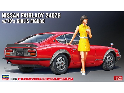 52339 Nissan Fairlady 240zg W/70's Girl's Figure - image 1