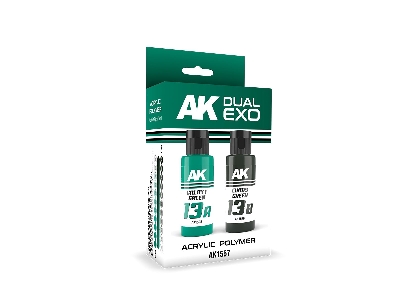 Ak 1557 13a Galaxy Green & 13b Chaos Green - Dual Exo Set 13 - image 1