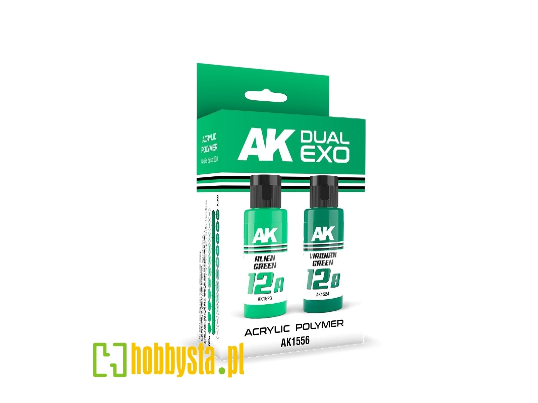 Ak 1556 12a Alien Green & 12b Viridian Green - Dual Exo Set 12 - image 1