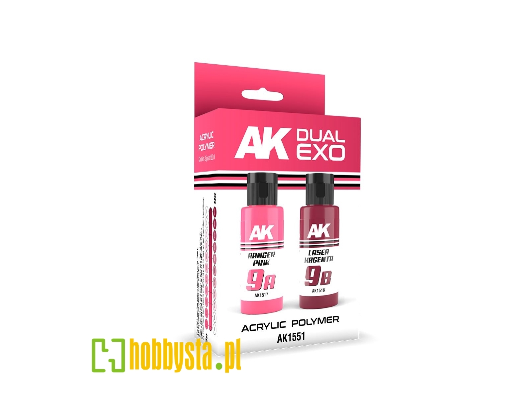 Ak 1551 9a Ranger Pink & 9b Laser Magenta - Dual Exo Set 9 - image 1