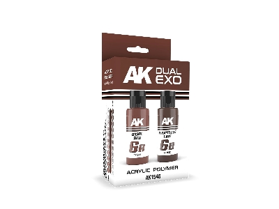 Ak 1548 6a Oxide Red & 6b Propeller Fire - Dual Exo Set 6 - image 1