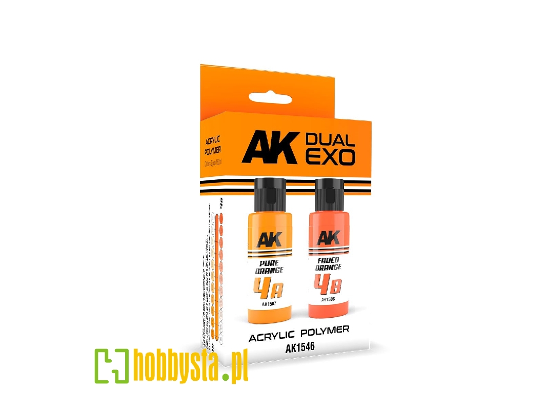 Ak 1546 4a Pure Orange & 4b Faded Orange - Dual Exo Set 4 - image 1