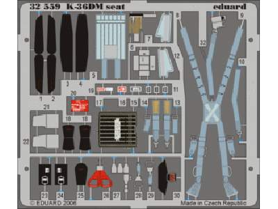 MiG-29 Fulcrum K-36DM seat 1/32 - Trumpeter - image 1