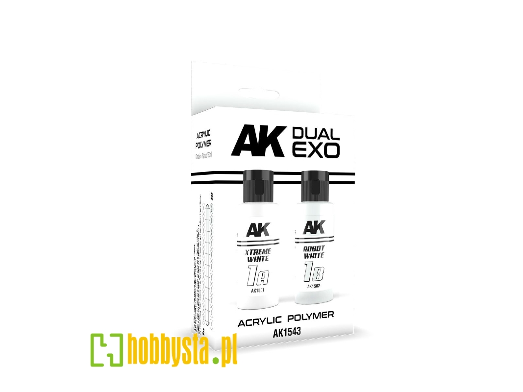 Ak 1543 1a Xtreme White & 1b Robot White - Dual Exo Set 1 - image 1