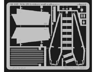 MiG-29 stair and walkways 1/48 - Academy Minicraft - image 1