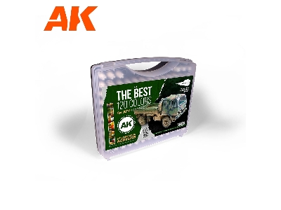 Ak 11705 3g Plastic Briefcase 120 Afv Colors Set - image 1