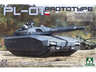 Polish PL-01 Prototype light tank - DAMAGED BOX - image 1