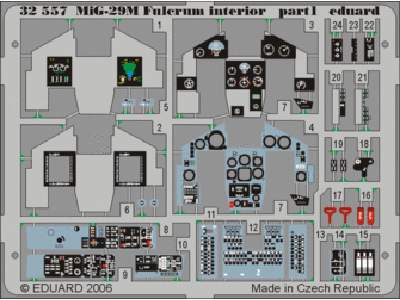 MiG-29M Fulcrum interior 1/32 - Trumpeter - image 1