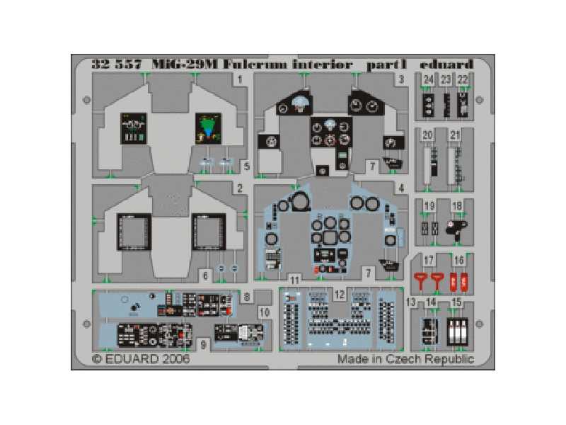 MiG-29M Fulcrum interior 1/32 - Trumpeter - image 1